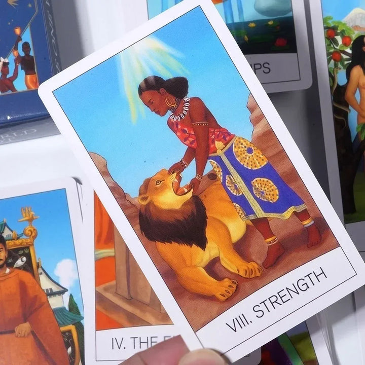 Rynx | The One World Tarot 78 Cards Tarot Deck Divination Game Divination Tools For All Skill Levels Board Games