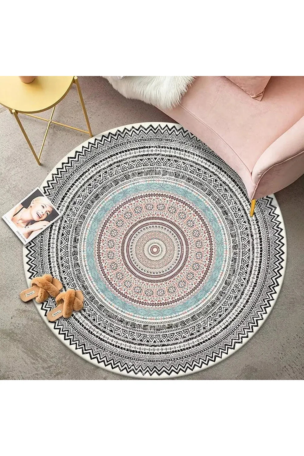Lisslune | Soft Round Rug