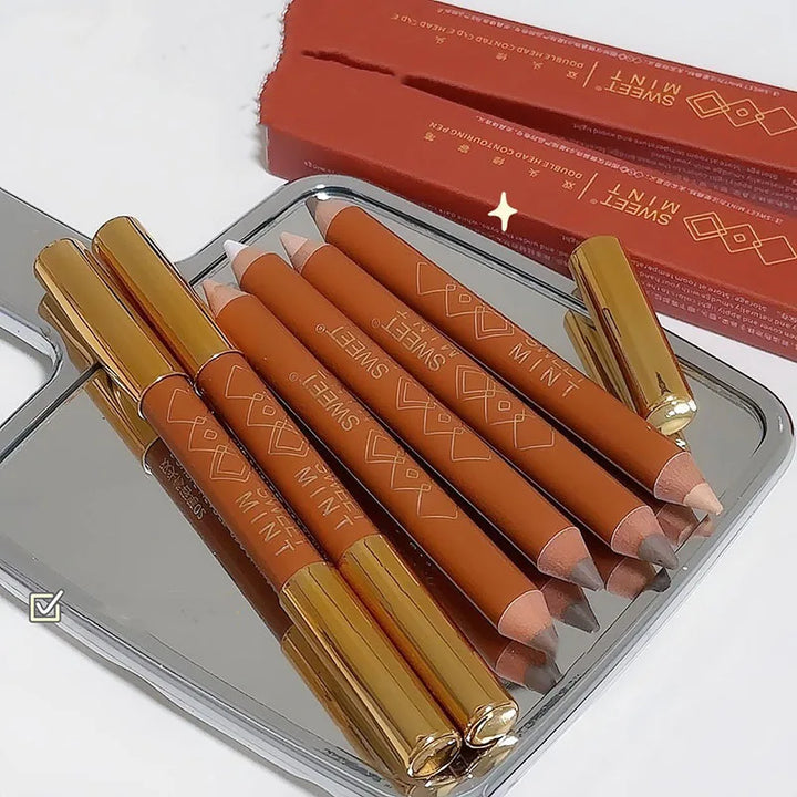 Rynx | Double-sided contouring shadow pencil face brighten nose shadow profile natural three-dimensional highlighter stick Korean makeup