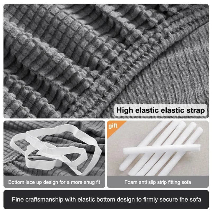 Lisslune | CushionWrap - Elastic, non-slip sofa covers
