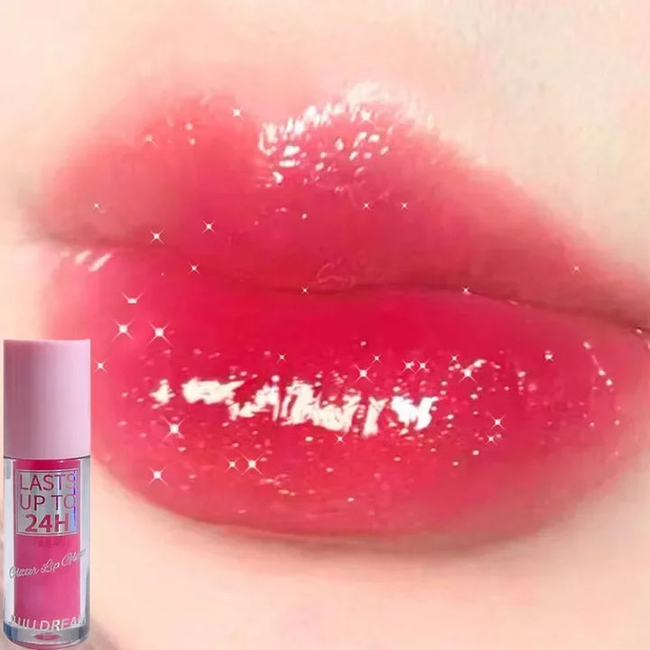Rynx | Sale Water Glitter Lip Oil Honey Liquid Lipstick Plumper Lip Lacquer Tint Crystal Clear Texture Lipstick Korean Makeup
