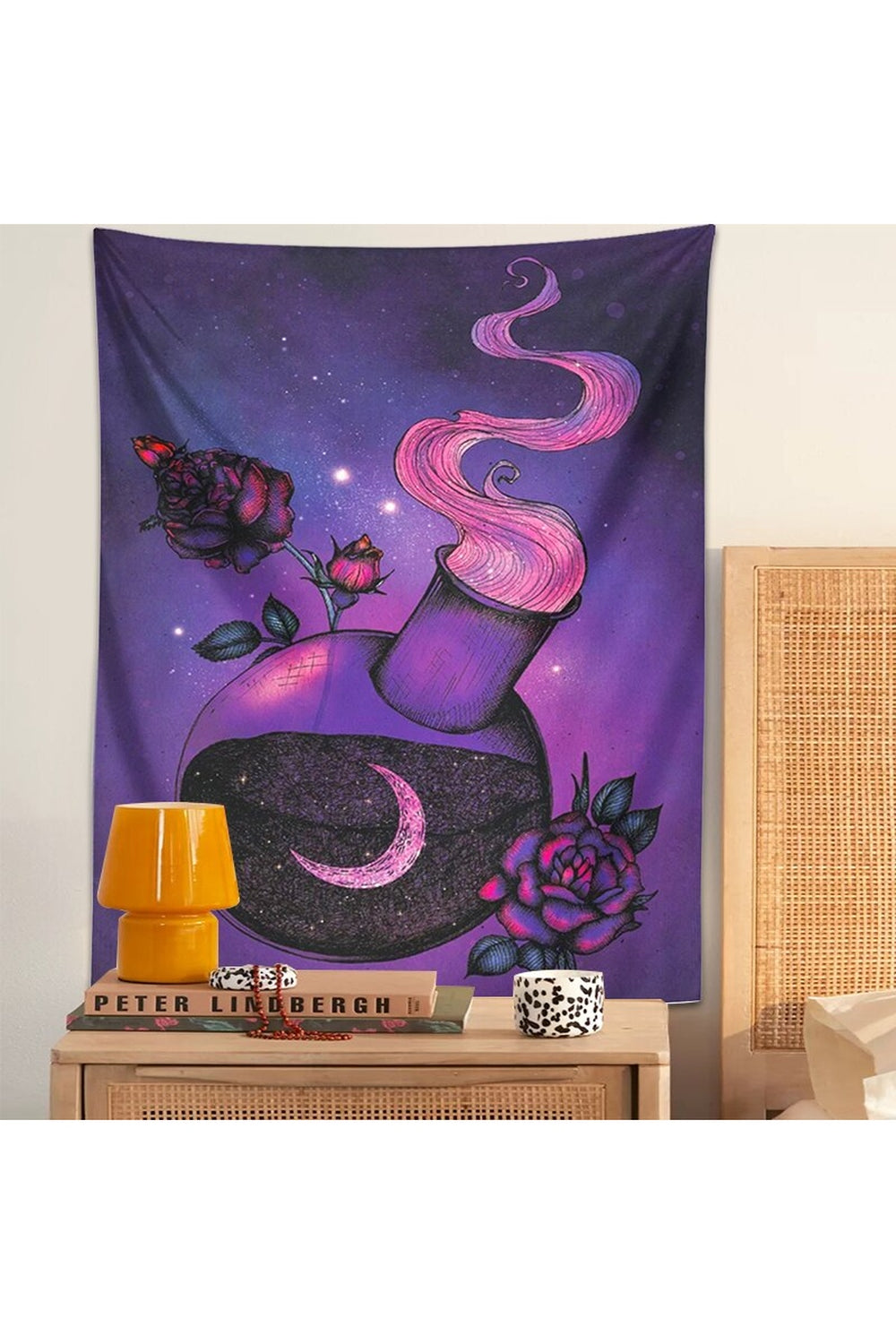 Lisslune | Trippy Rose Magic Wand Carpet
