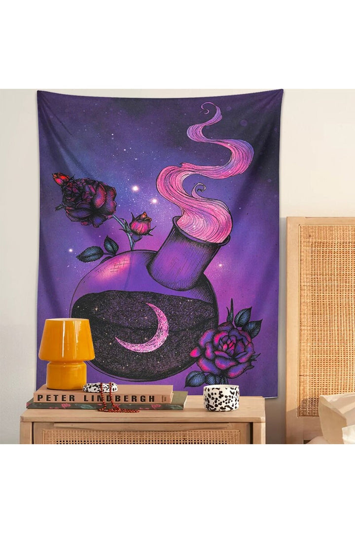 Lisslune | Trippy Rose Magic Wand Carpet