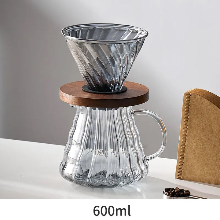 Lisslune | GIANXI Hand Punch Coffee Pot With Lid Drip Swan Neck Spout Coffee Water Kettle Long Opening Coffee Machine Coffee Accessories
