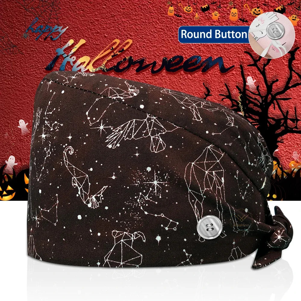 Lisslune | Surgical Skull Print Apron with Adjustable Design and Button