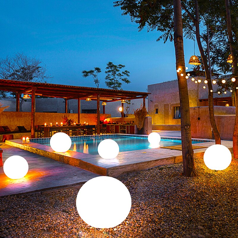 Lisslune | Shiny Moon Solar LED Waterproof Garden Ball Light