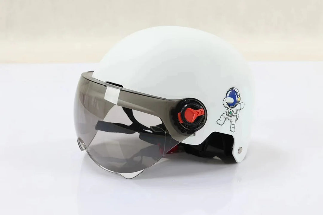 Lisslune | Open-Face Motorcycle Helmet with Goggles – Orion