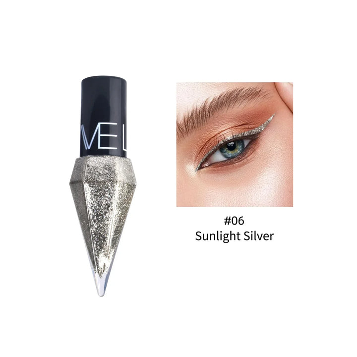 Rynx | Pearl Diamond Gold Liquid Eyeshadow Eyeliner Stick Waterproof Glitter Sequins Rose Gold White Eyeliner Pencil Korean Makeup
