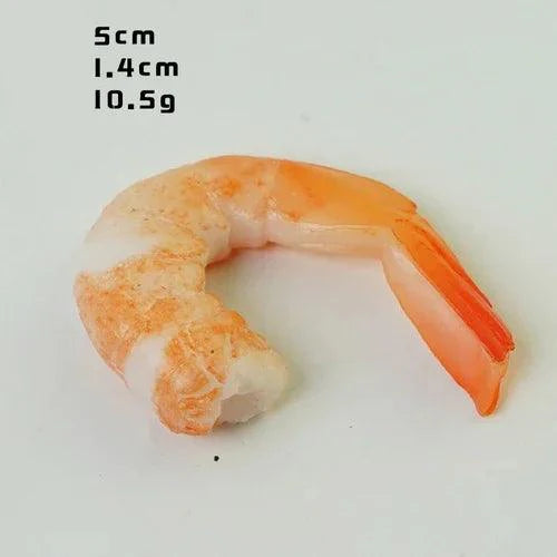 Lisslune | Realistic PVC Shrimp Sculpture for Home Decor and Creative Play