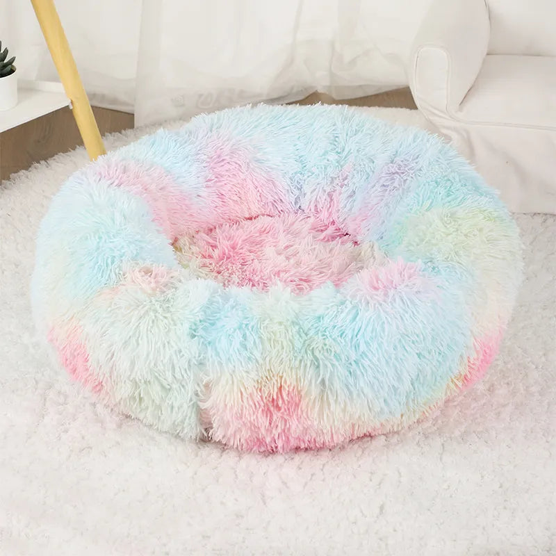 Lisslune | Calming Comfort Pet Bed | Breathable Plush Material