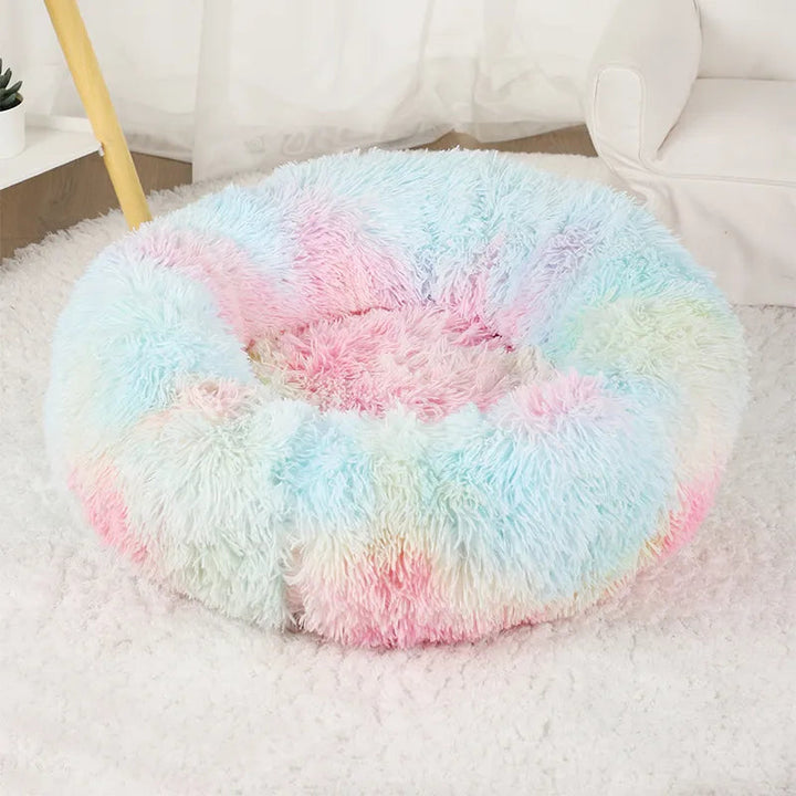 Lisslune | Calming Comfort Pet Bed | Breathable Plush Material