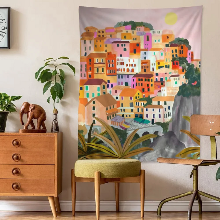 Lisslune | Peacock Palace Wall Tapestry