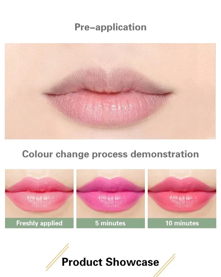 Rynx | 1PCS Aloe Vera Moisturizing Lip Color Color Changing Lipstick Long Lasting Not Easy to Fade Moisturizing Color Nourishing Lip Balm