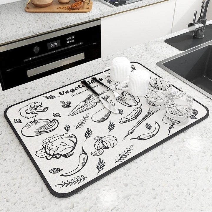 Lisslune | Absorbent absorbent drip mat for the kitchen