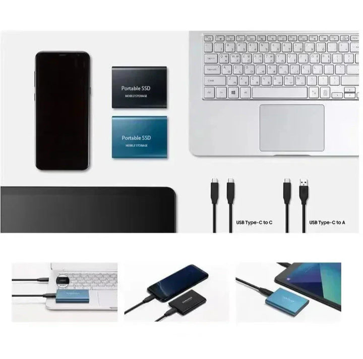 Lisslune | SpeedPro SSD 2TB High Speed Storage with USB-C 3.1