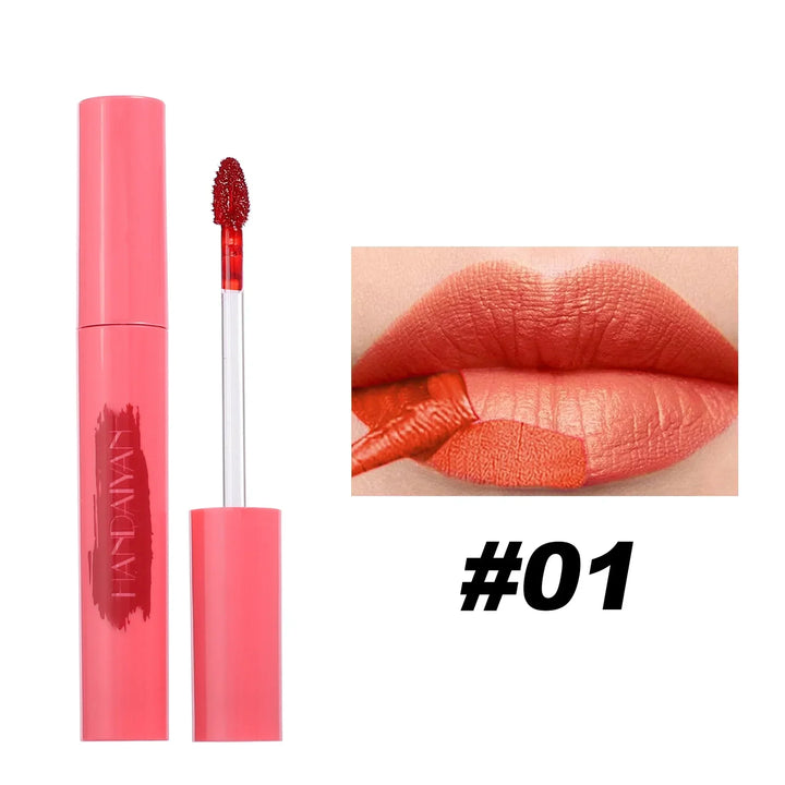 Rynx | Peel-Off Tattoo Mask Lip Gloss Lipstick Waterproof Long-Lasting Matte Lip Tint Red Brown Contour Tear-Off Lip Stain Cosmetics