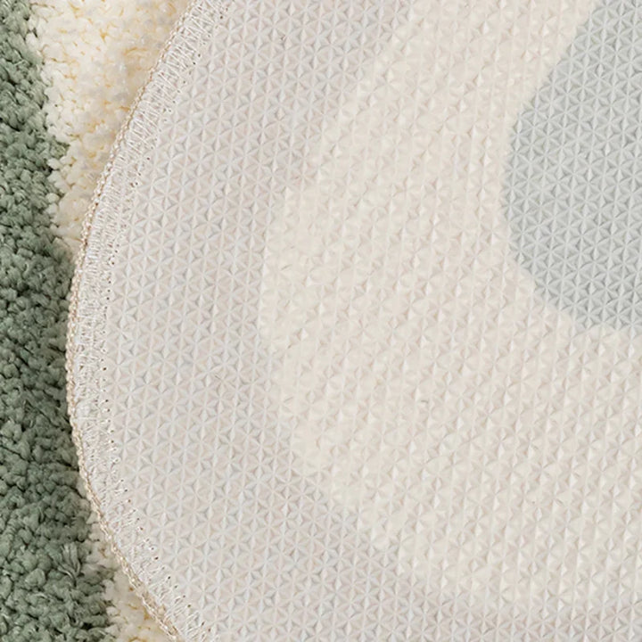 Rynx | Geometric Fabric Tufted Bathroom Mat Soft Fluffy Carpet Bedroom Nightstand Rug Doormat Floor Non-Slip Mat Aesthetic Home Decor