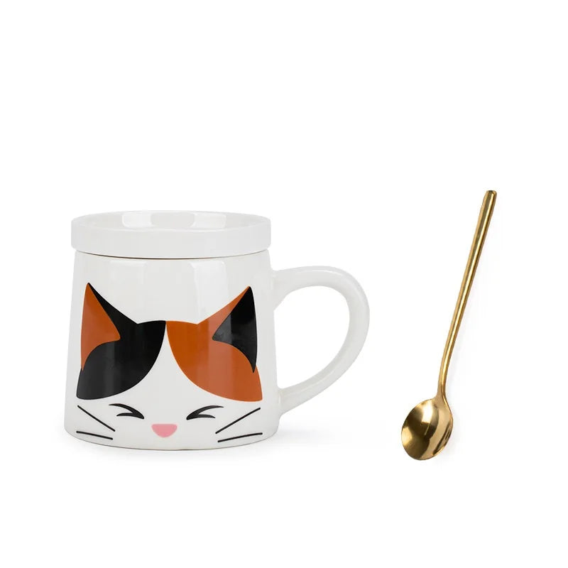 Lisslune | Yawning Cat Coffee Mug