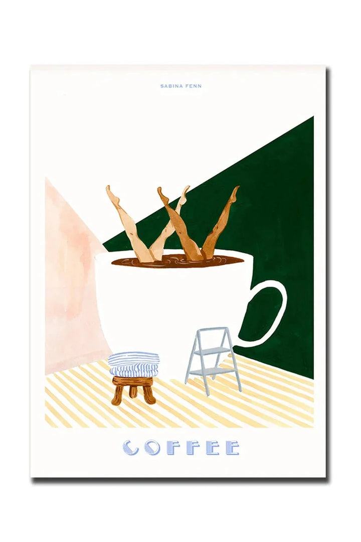 Lisslune | Good Morning Coffee Canvas Poster