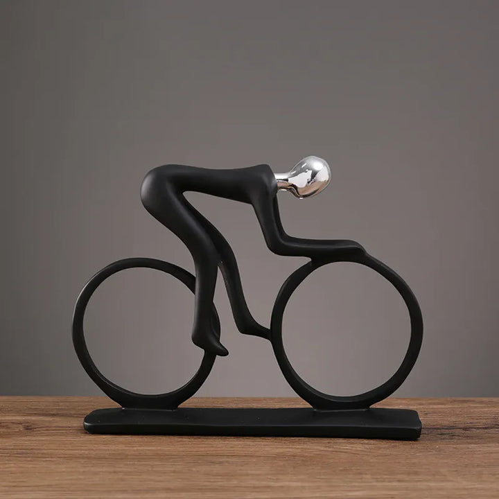 Lisslune | Cyclist Figurine Sculpture