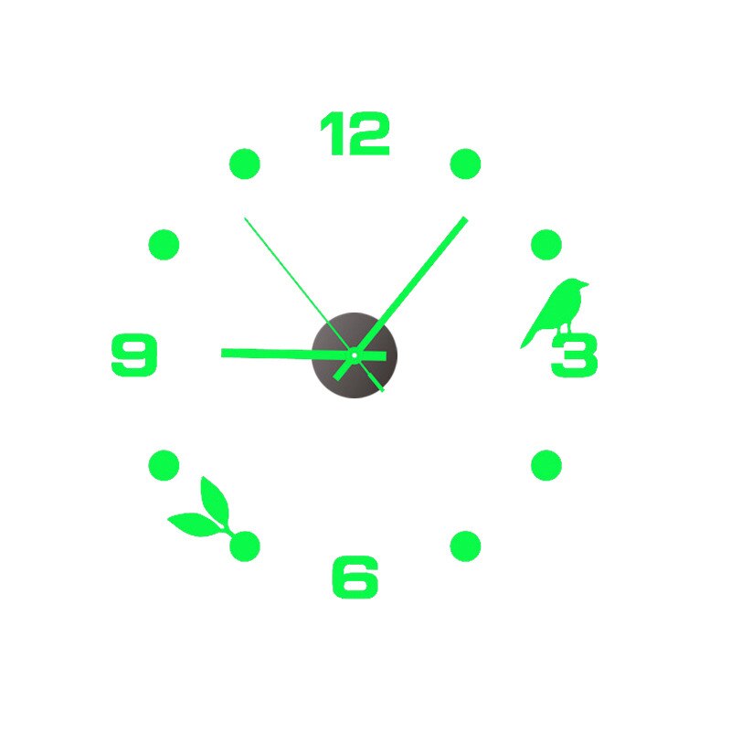 Lisslune | 3D Luminous Silent Wall Clock