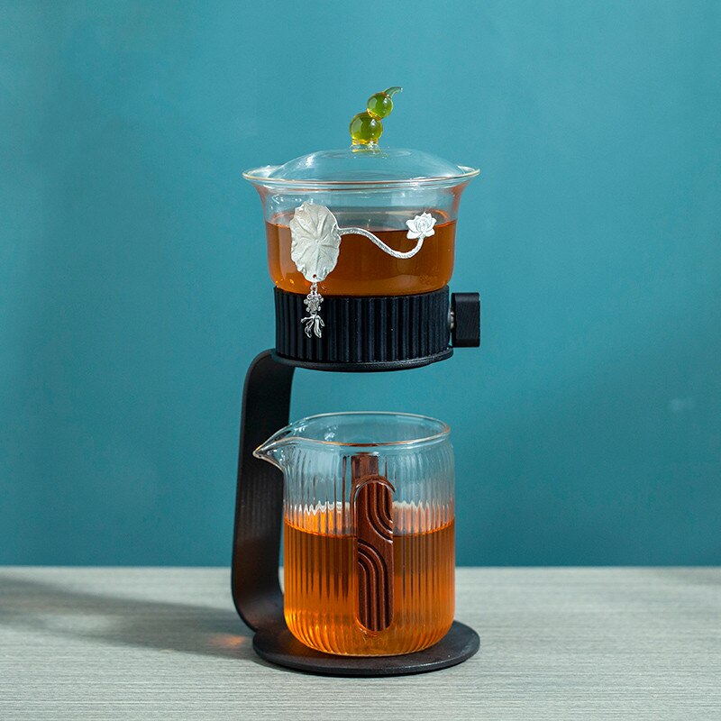 Lisslune | Ancient Mystery Leaf Glass Teapot