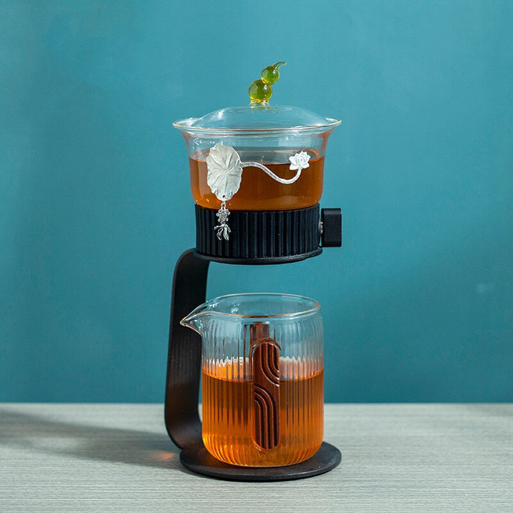 Lisslune | Ancient Mystery Leaf Glass Teapot