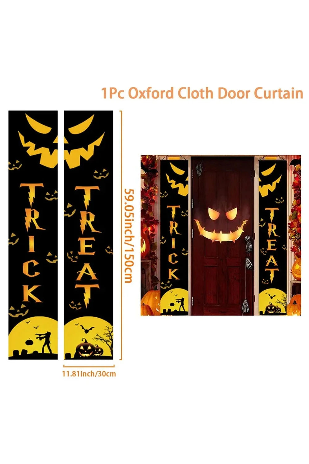Lisslune | Halloween Trick-or-Treat Tapestry