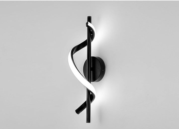 Lisslune | SpiralLume – Minimalist LED Wall Light with a Modern Edge