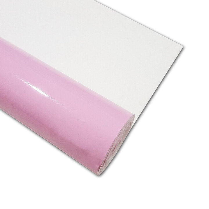 Lisslune | Glossy Pink Faux Leather Creation Roll for Creative DIY Projects
