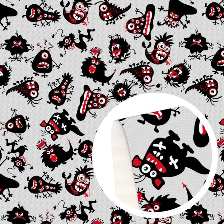 Lisslune | Spookingly stylish lychee pattern waterproof artificial leather craft sheets for Halloween projects
