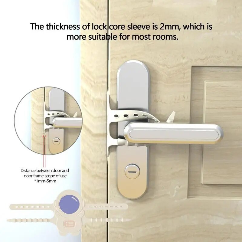 Lisslune | Silent Shield Noise Reduction Door Lock Cover