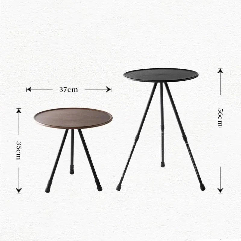 Lisslune | Versatile round folding table for camping - Your perfect outdoor accessory