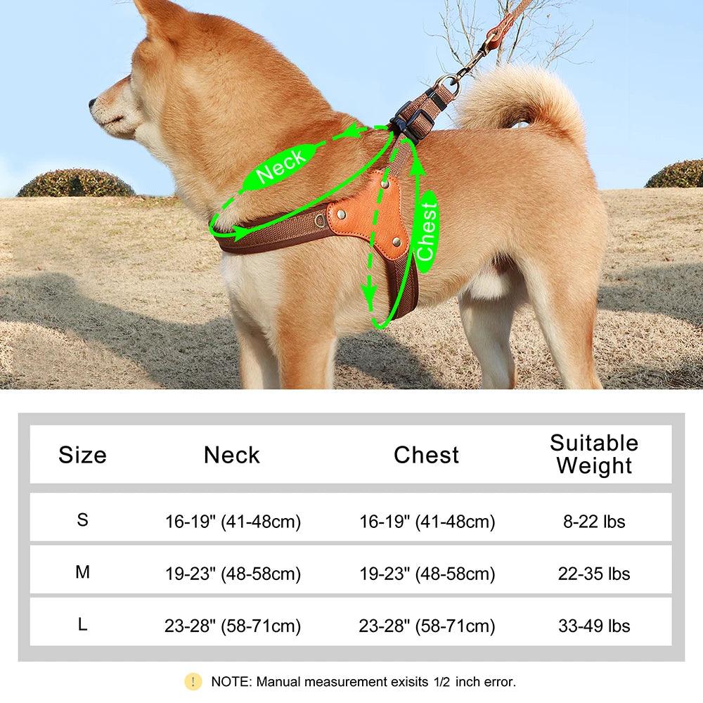 Lisslune | Ultimate adjustable nylon dog harness - comfort vest for all breeds