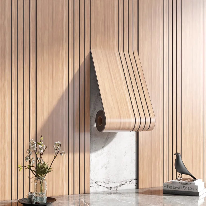 Lisslune | Self-Adhesive 3D Wood Pattern Wall Panels