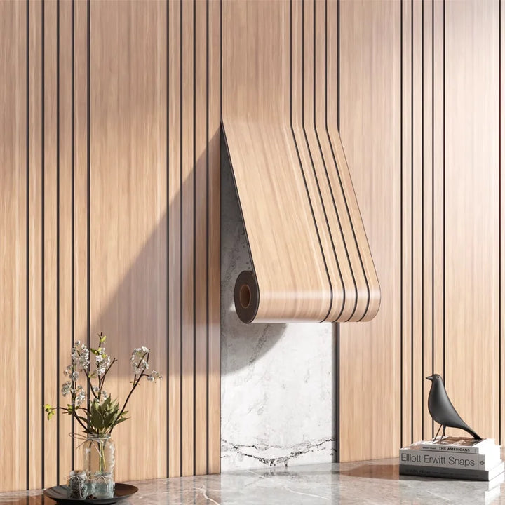Lisslune | Self-Adhesive 3D Wood Pattern Wall Panels