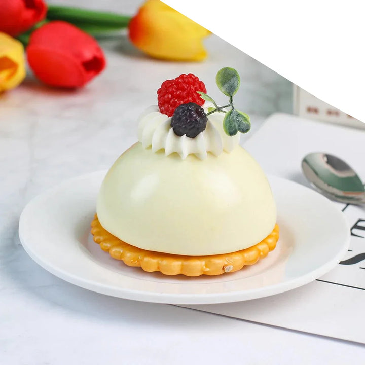 Lisslune | Realistic Artificial Sea Salt Room Cake Model - Ideal for Events, Home Decor, and Restaurant Displays