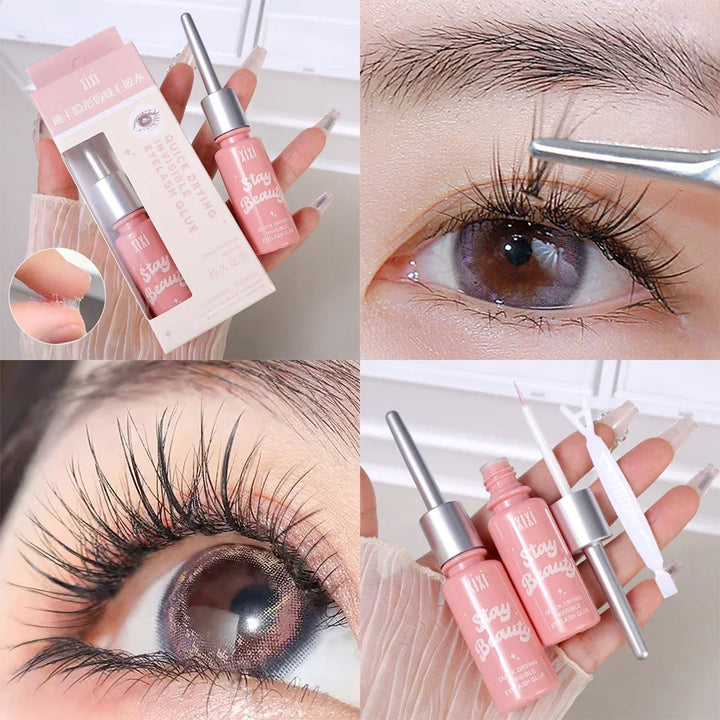 Rynx | Quick-drying invisible eyelash glue Styling transparent natural false eyelashes extension glue self-adhesive waterproof Makeup