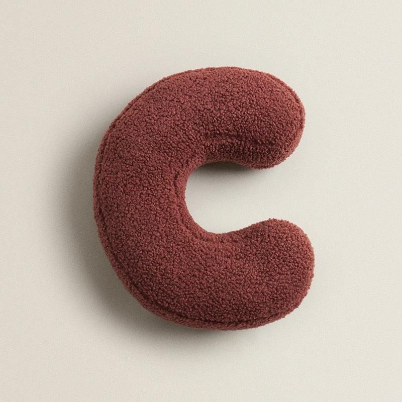 Lisslune | Delightful English Letters Plush Cushion - Cozy Home Accessory