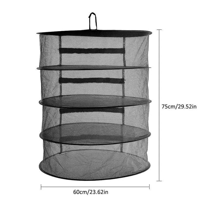 Lisslune | 4-layer space-saving herb & plant drying rack - foldable design