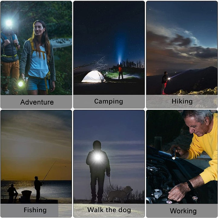 Lisslune | Rechargeable USB Xenon Flashlight with High Brightness