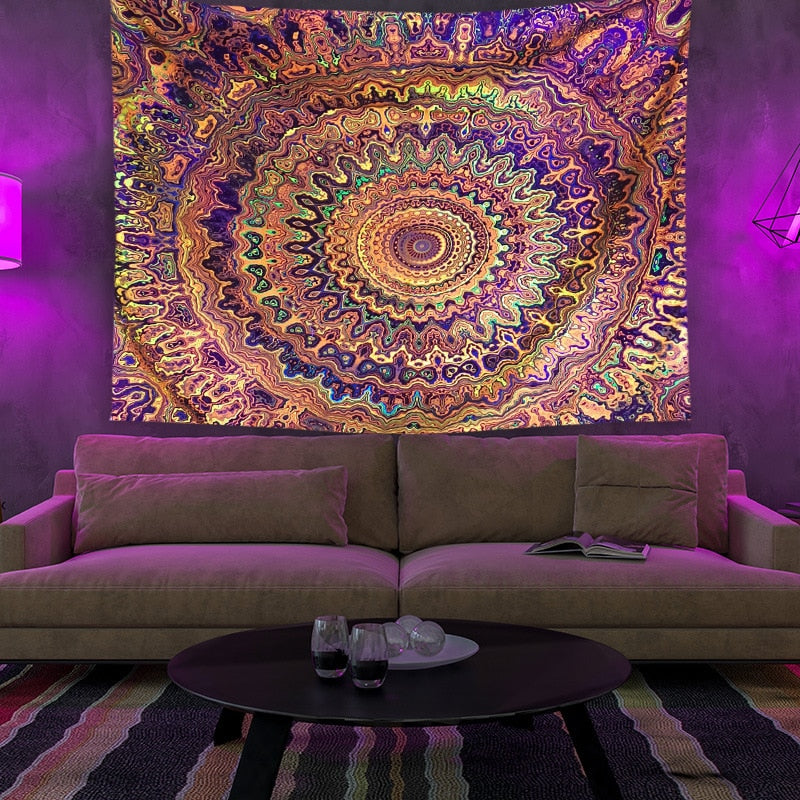 Lisslune | Colorful Glowing Luminous Tapestry