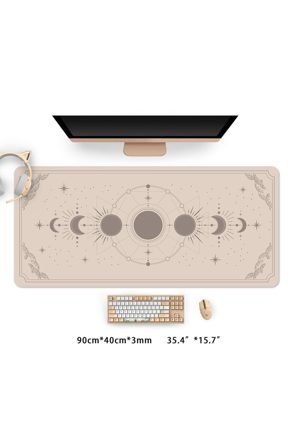 Lisslune | Moon Phases Desk Pad