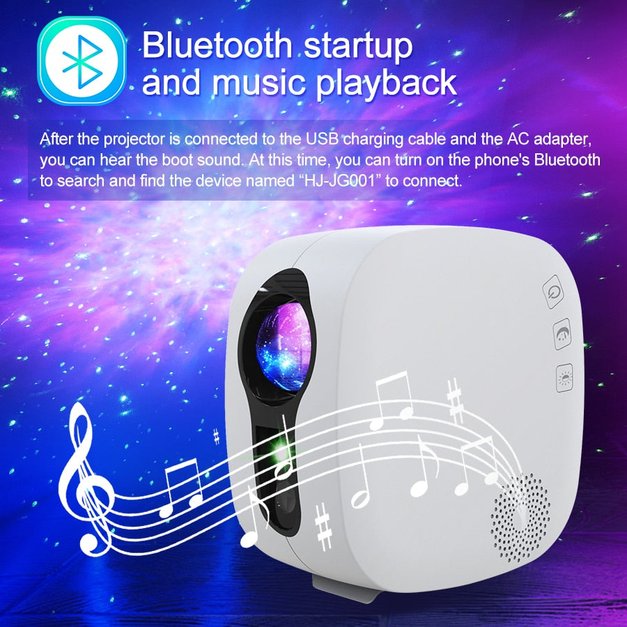 Lisslune | Galaxy Glow Rotating Starry Sky Projector