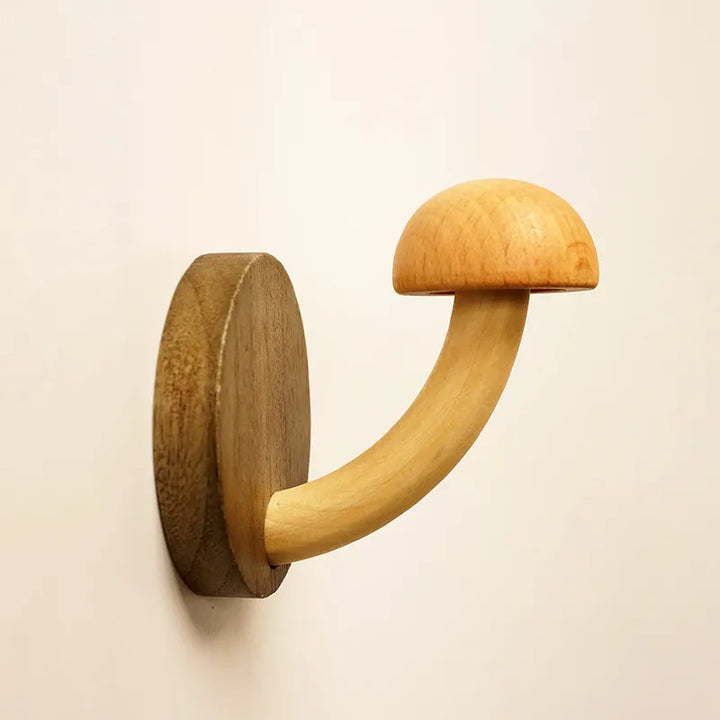 Lisslune | Mystic Mushroom Wooden Wall Clothes Hanger
