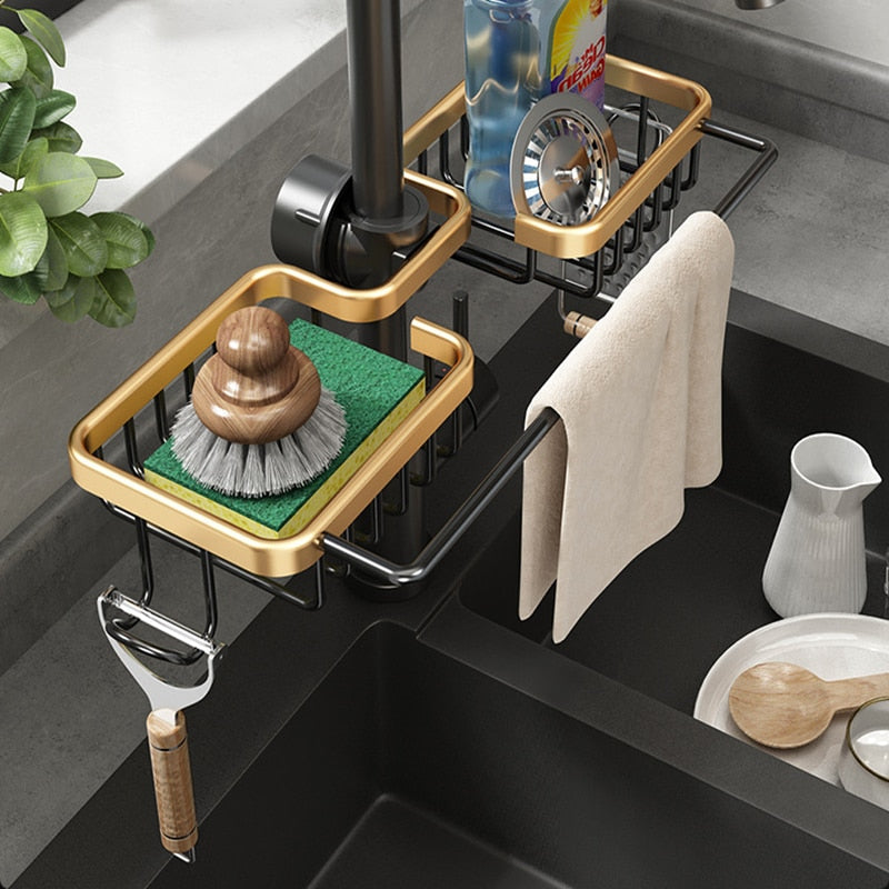 Lisslune | Kitchen Organizer Sink Drain Rack