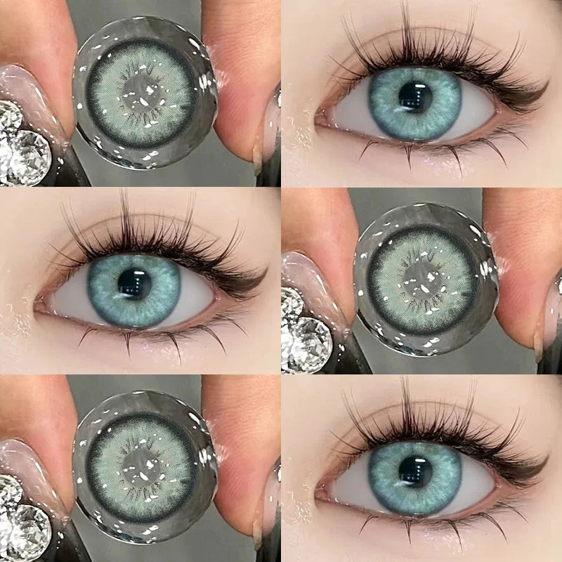 Rynx | 1Pair Myopia Color Contact Lenses for Eyes Fashion High Quality Beauty Pupil Student Color Makeup New