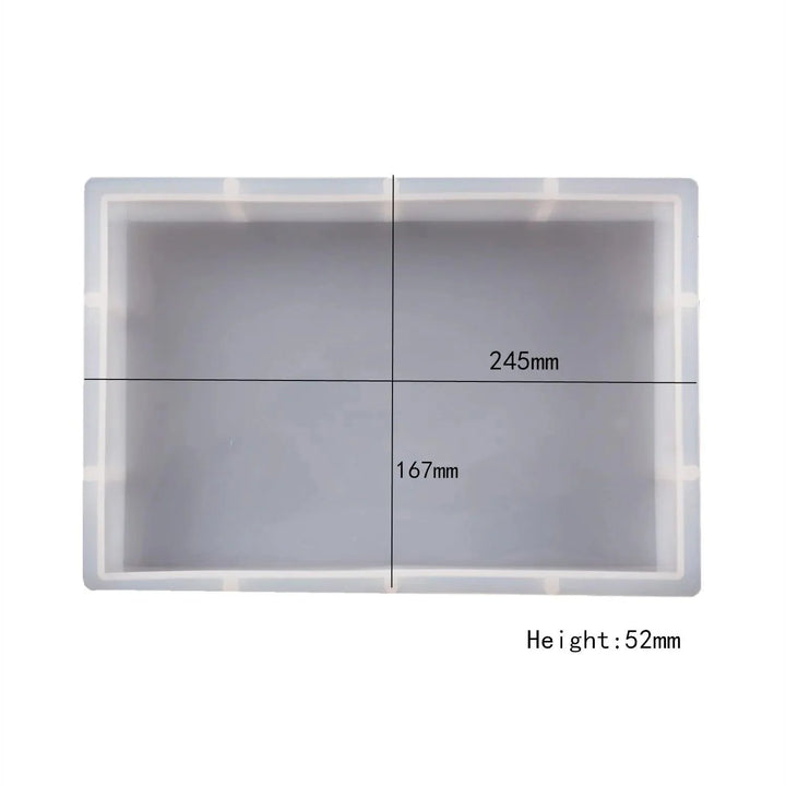 Lisslune | DIY Crystal Silicone Resin Molds – Large Cube, Heart, Round and Rectangular Geometry Molds for Resin Pouring
