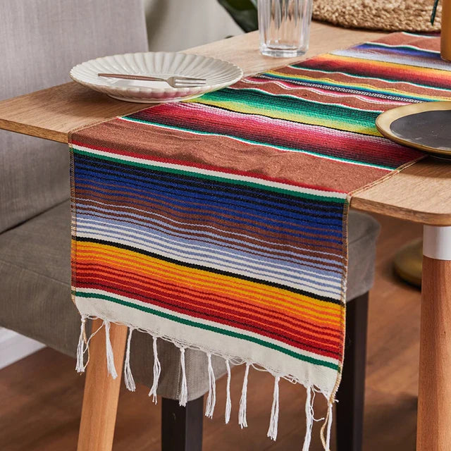 Lisslune | Colorful Mexican Serape Blanket