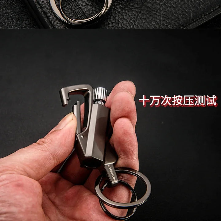 Lisslune | FlareKey – Multifunction Keychain Lighter | Windproof Kerosene Lighter for Outdoor & Everyday Use